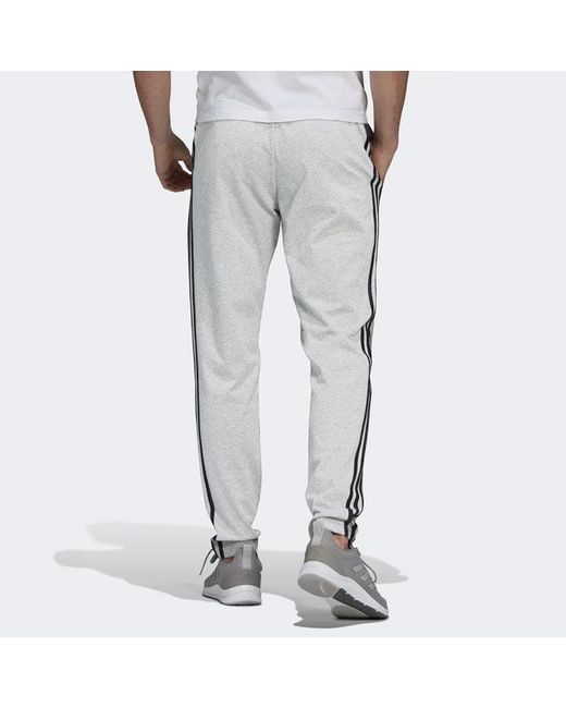 Adidas Gray M 3S Sj To Pt Side Stripe Sports Long Pants for men