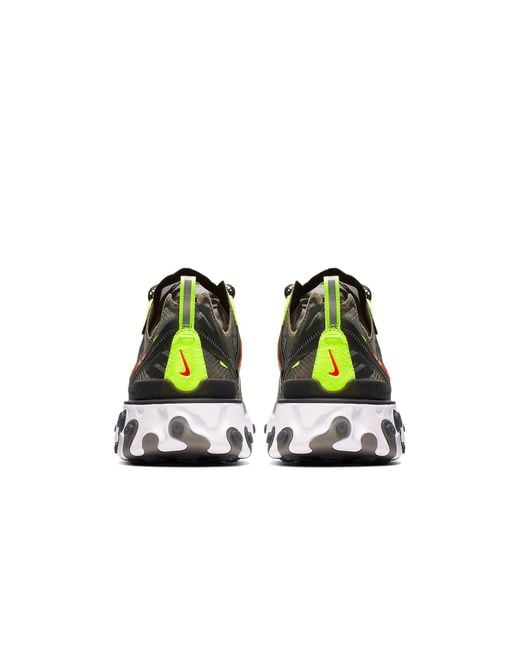 Nike Red React Element 87 'Camo' for men