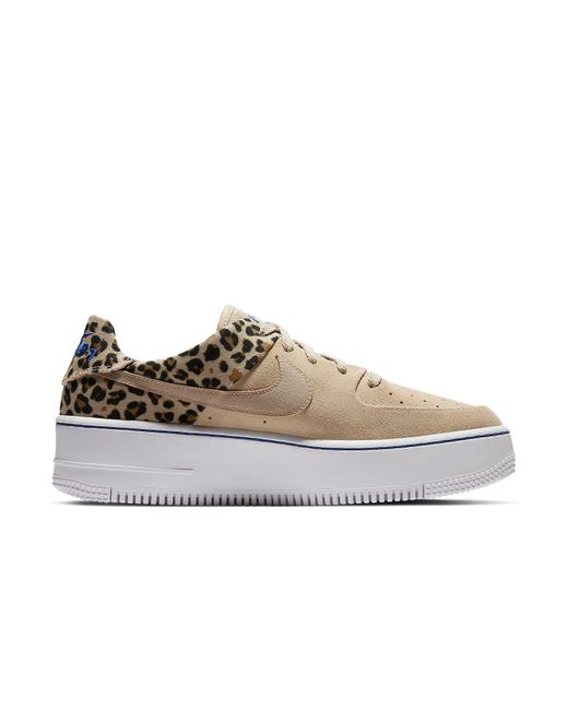 Nike Brown (Wmns) Air Force 1 Sage Low Premium 'Leopard'