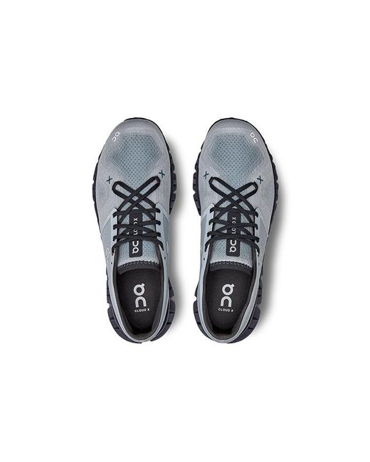On Shoes Gray Cloud X 3 'Glacier Iron' for men