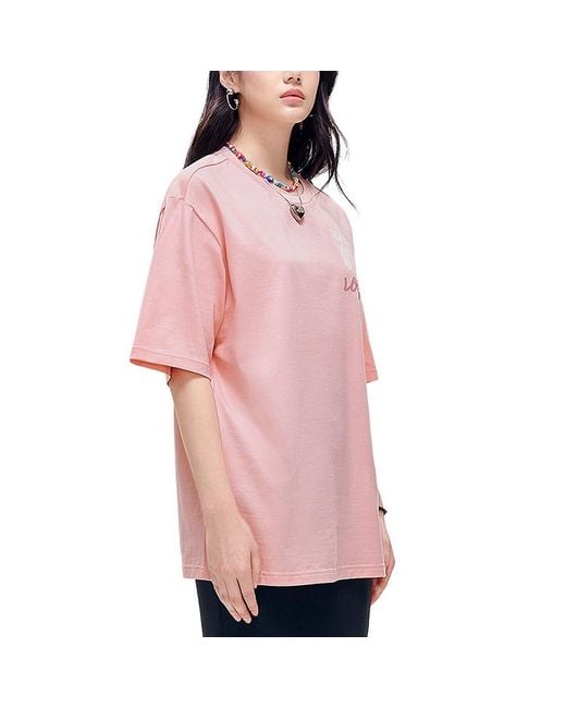 Fila Pink Casual Logo Tee