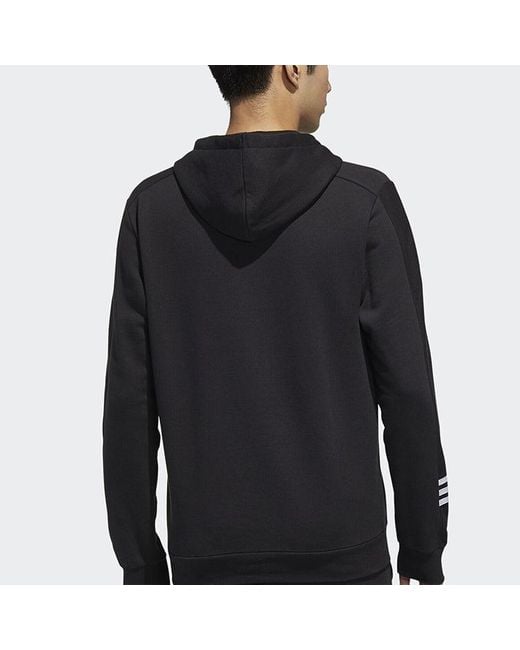 Adidas Blue Sports Casual Hooded Sweater for men