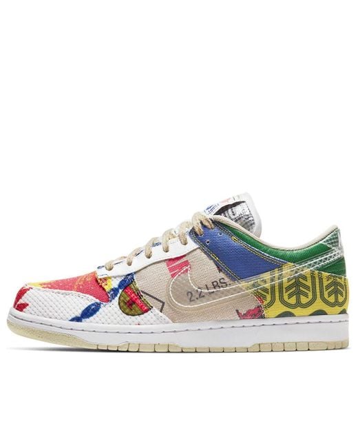 Nike Blue Dunk Low 'City Market' for men