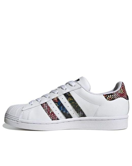 Adidas White (Wmns) Superstar 'Floral Twist Stripes'
