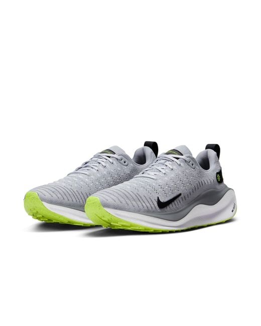 Nike White Infinityrn 4 Road Running Shoes for men