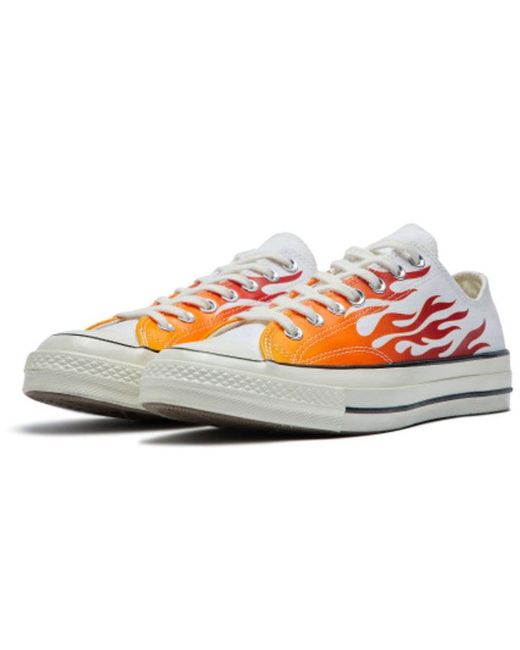 Converse Pink Chuck 70 Low 'Flames' for men