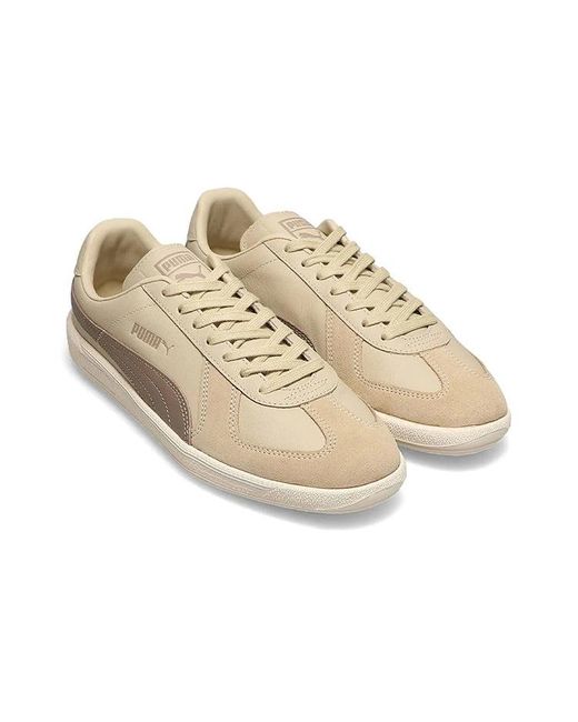 PUMA Brown Army Trainer Low Tops Casual Skateboarding Shoes for men