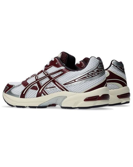 Asics White Gel-1130 Burgundy' for men