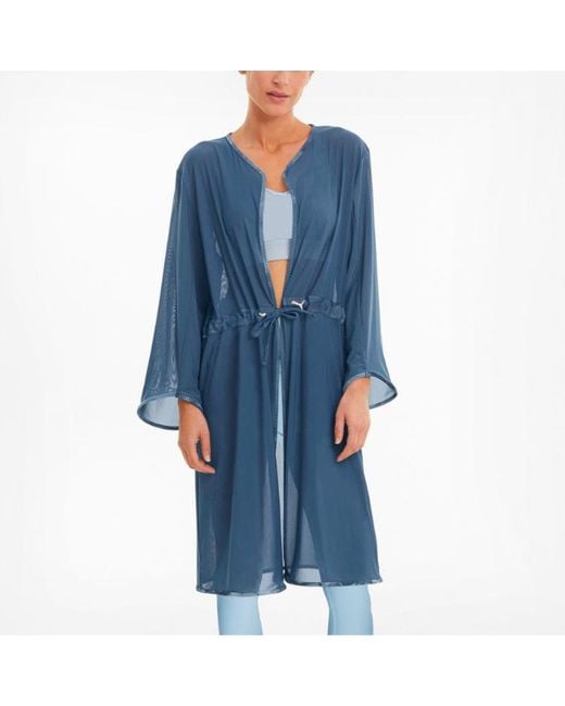 PUMA Blue (Wmns) Exhale Power Mesh Gown 'Ensign'