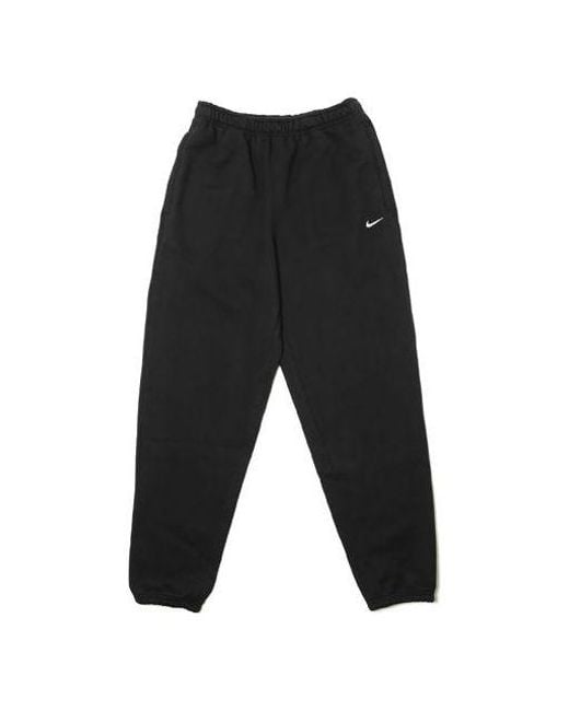 Nike Black Lab Logo Retro Classic Fleece Lined Bundle Feet Sports Pants/Trousers/Joggers for men
