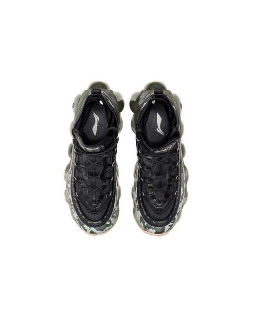 Li-ning Black Classic Basketball Mid for men