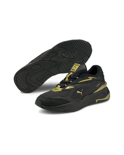 PUMA Black Rs-Fast Metal V2 Team' for men