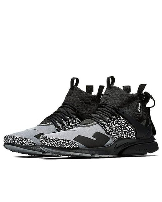 Nike Black Air Presto Mid /Acronym "Acronym for men