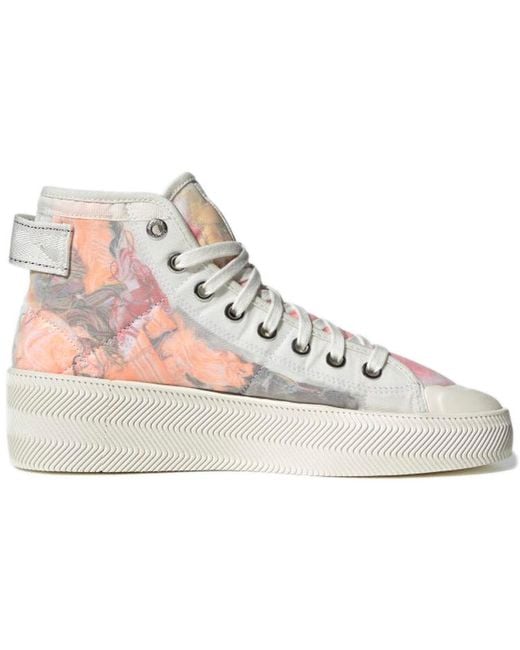 Adidas White X Parley Nizza Hi for men