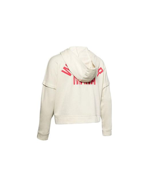 Under Armour White (Wmns) X Project Rock Terry Hoodie