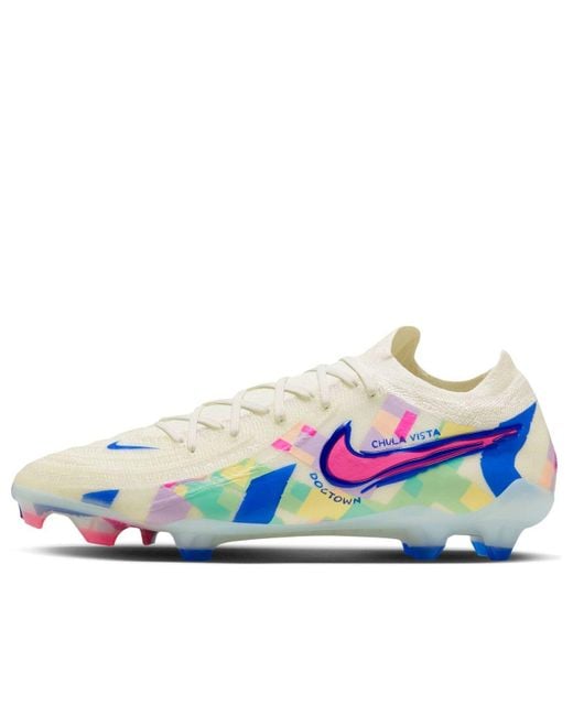 Nike Blue Phantom Gx 2 Elite Se Fg Low-top Soccer Cleats for men