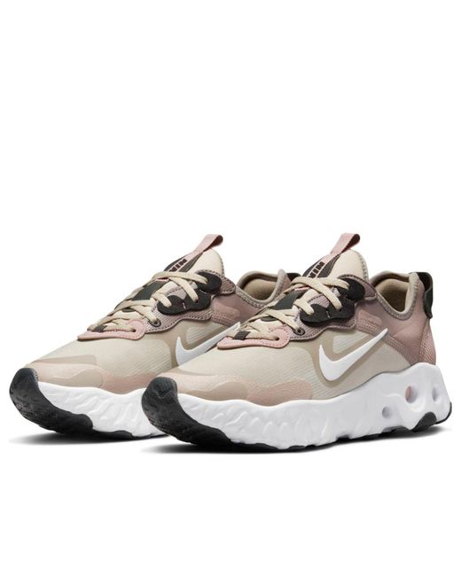 Nike White (Wmns) React Art3Mis Moon Fossil'