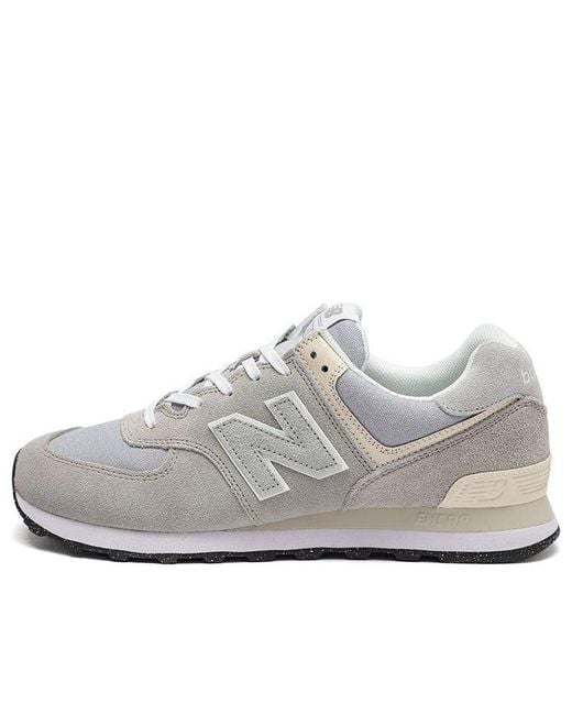 New Balance White 574 Sea Salt' for men