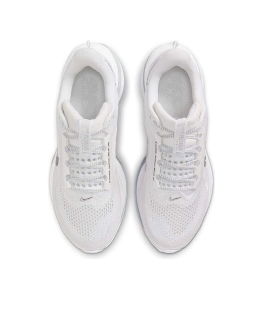 Nike White (Wmns) Air Zoom Pegasus Premium Metallic'