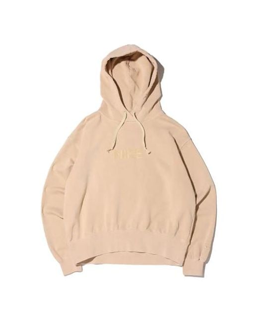 Nike Natural (Wmns) Sportswear Embroidery Logo Hoodie