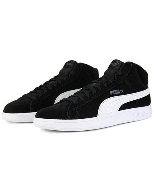 PUMA Black Smash V2 Mid for men