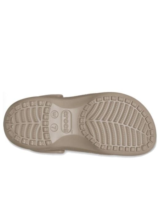 CROCSTM Brown (Wmns) Classic Plaform Clog 'Taupe'