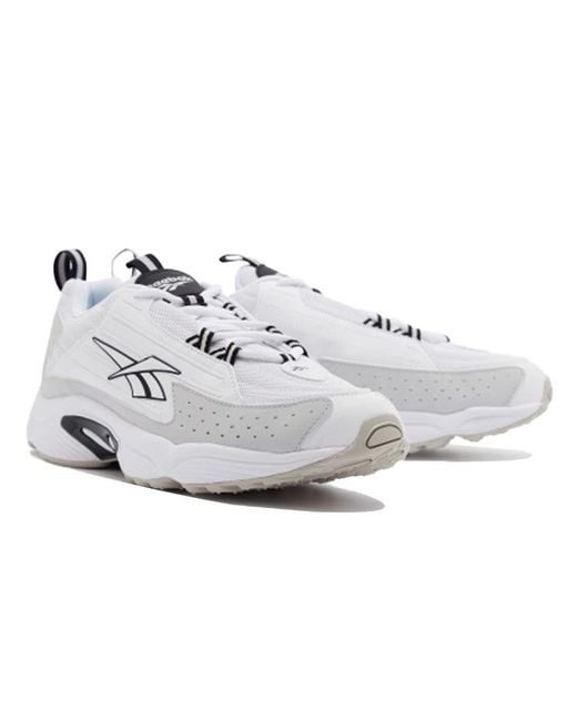 Reebok White Dmx Series 2200 Sneakers