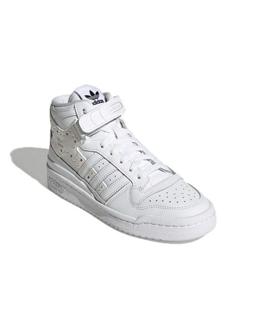 Adidas White (Wmns) Swarovski X Forum Mid