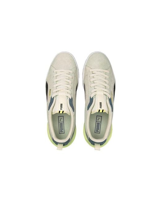 PUMA White Suede Bloc 'Ivory Glow' for men