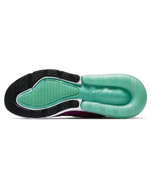 Nike Blue Air Max 270 Flyknit 'Fuchsia Flash' for men