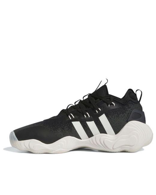 Adidas Black Trae Young 3 'Core Cloud' for men