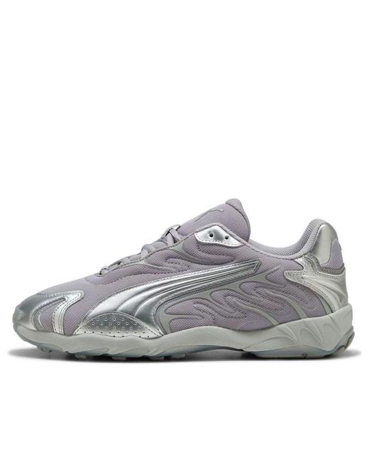 PUMA Gray Inhale Metallic 'Glacial' for men