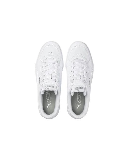 PUMA White Skye Clean Sneakers