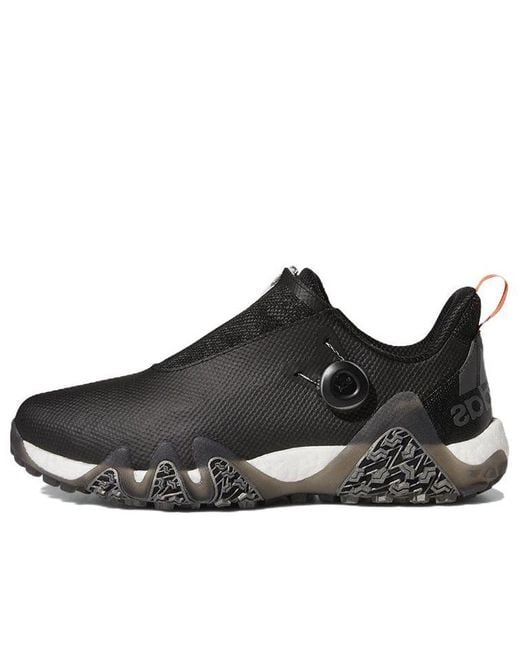 Adidas Black Codechaos 22 Boa Golf Dark Metallic' for men