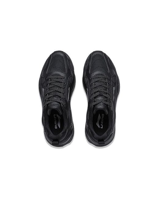 Li-ning Black Sports Life Collection Lifestyle Shoes for men
