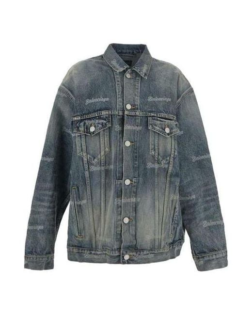 Balenciaga Blue (Wmns) Denim Jacket