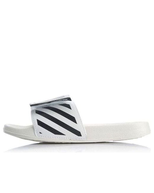 Li-ning White (Wmns) Sports Fashion Series Disney Mickey Crossover Lightweight Stylish Slippers