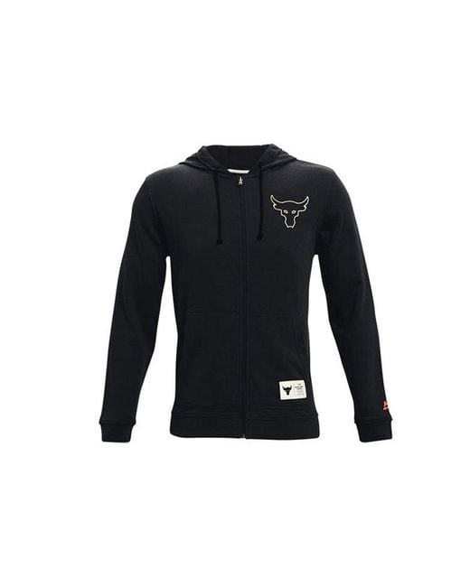 Under Armour Blue Project Rock Leisure Running Training Sports Jacket for men