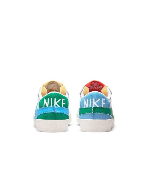 Nike Blue (Wmns) Blazer Low '77 Jumbo 'Mismatch'
