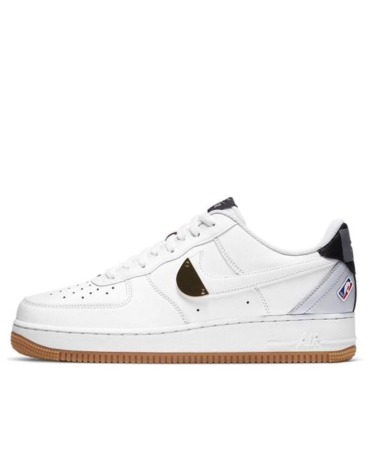Nike White X Nba Air Force 1 '07 Lv8 Pure Platinum' for men