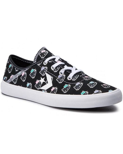Converse Black (Wmns) Hello Kitty X Costa Low