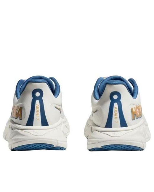 Hoka One One White Arahi 7 2E Wide 'Frost' for men