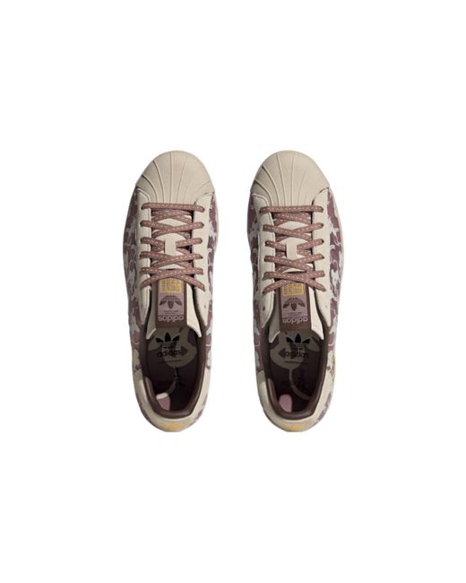 Adidas Brown Originals Superstar 80S X Han Meilin for men