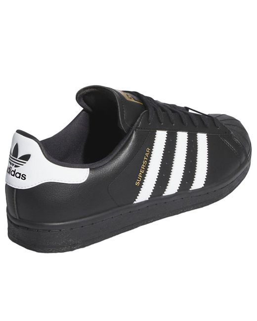 Adidas Black Superstar Spikeless for men
