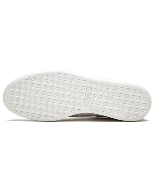 PUMA White Mcm X Suede 'Whisper' for men