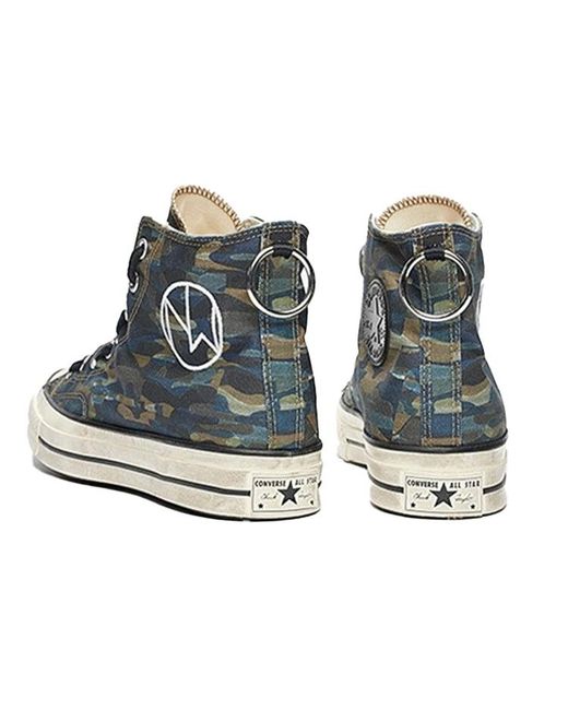Converse Blue Undercover X Chuck 70 Hi 'Camo' for men