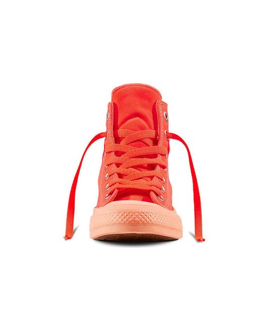 Converse Red Chuck Taylor All Star Ii Hi for men