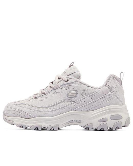 Skechers White (Wmns) D'Lites 1.0