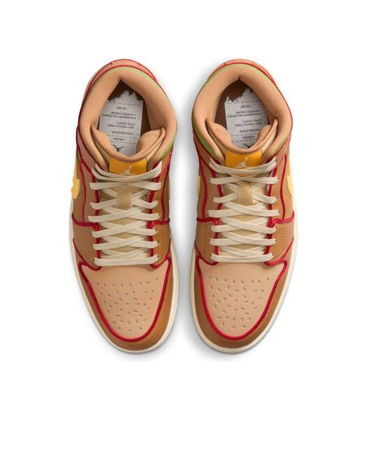 Nike Brown 1 Mid Se 'Cheeseburger' for men