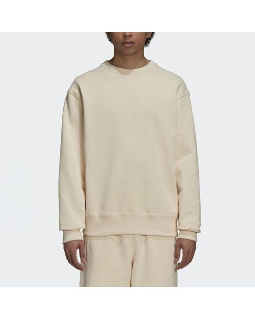 Adidas Adida Origina X Pharre Wiia Baic Crewneck White